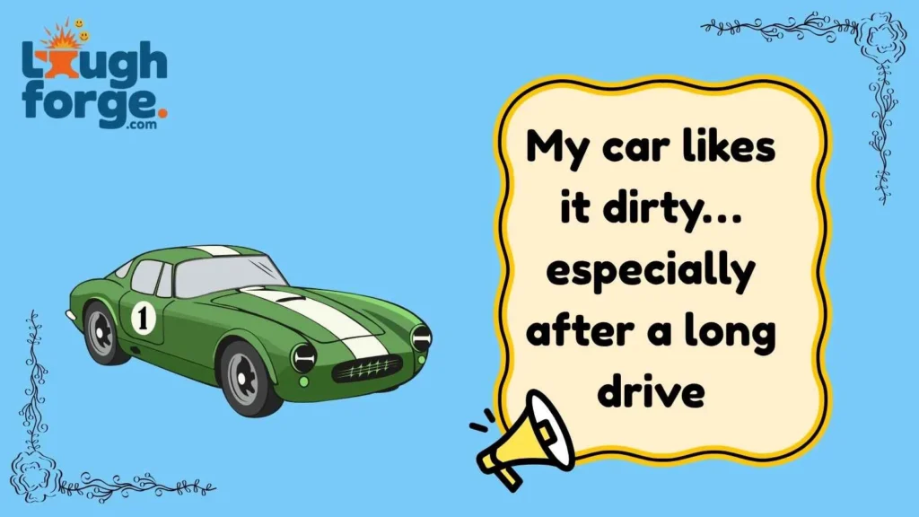 Dirty Car Jokes Clean but Cheeky