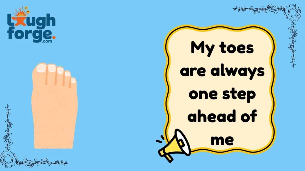 Funny Toe Puns That Step Up the Humor Game