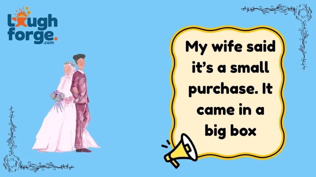 Shopping and Spending Wife Jokes