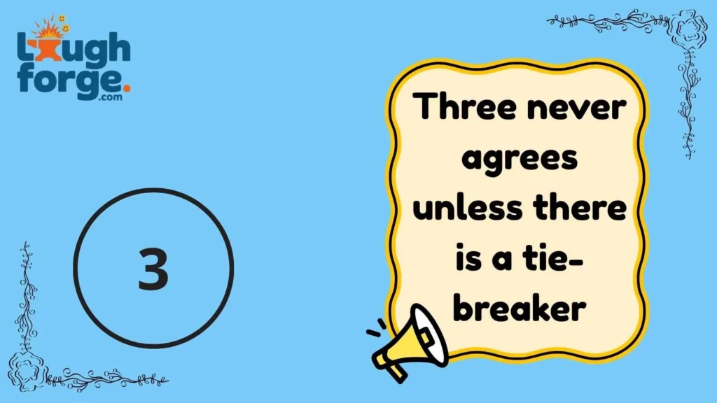 Three Number Jokes That Always Form a Triangle of Chaos