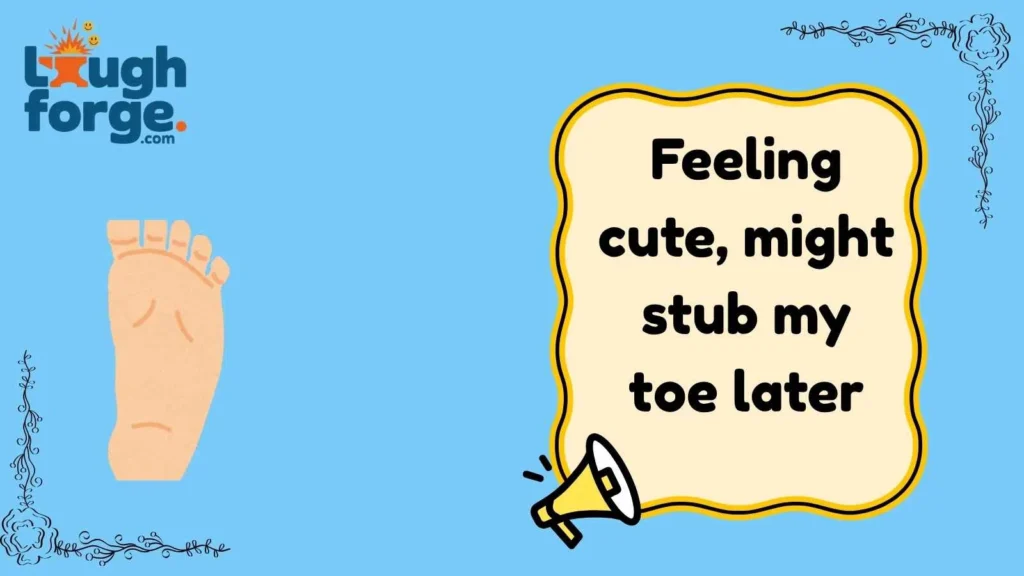 Toe Jokes for Social Media Captions That Go Viral