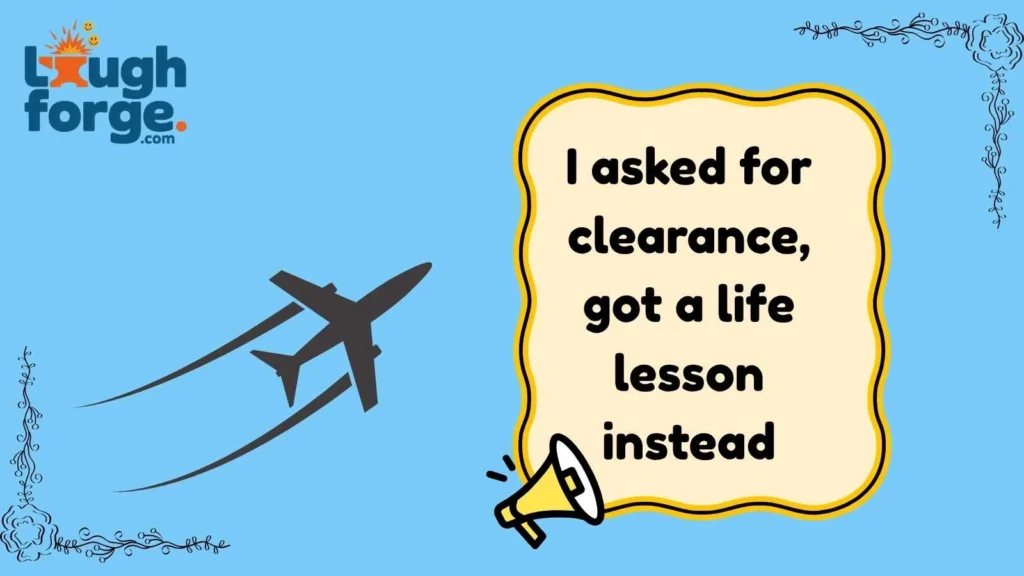 Air traffic control and runway comedy