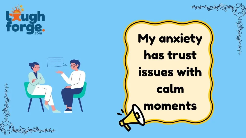 Relatable Therapist Jokes About Anxiety