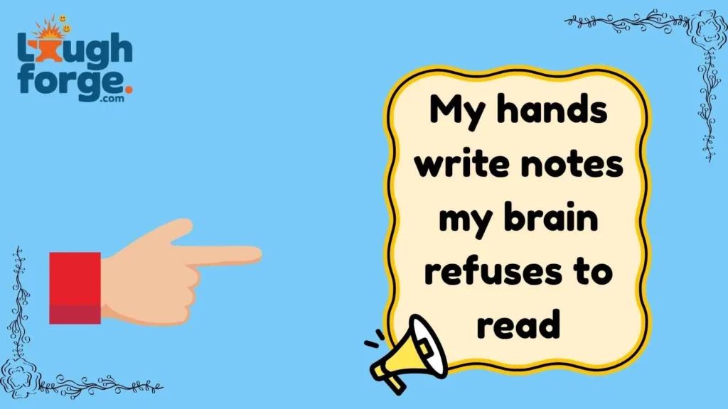 Silly Hand Jokes for School and Study Life
