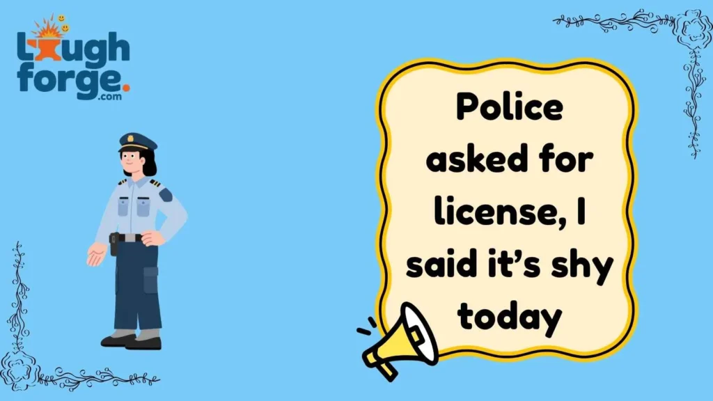 Cop and Criminal Wordplay Jokes
