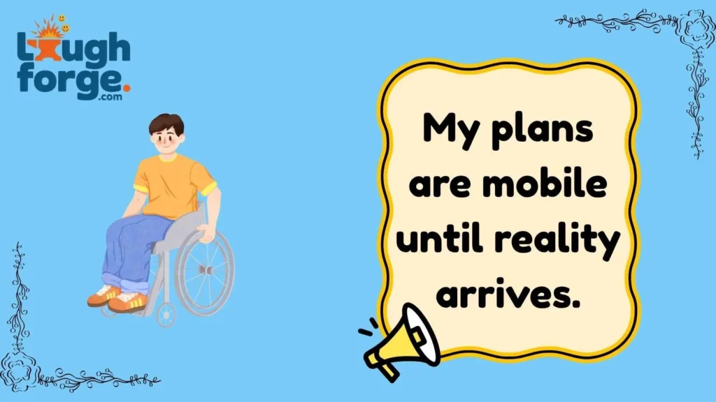 Disabled Humor That Keeps Things Light
