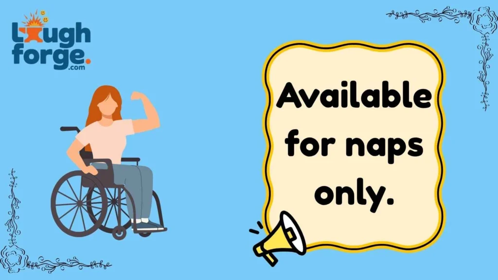 Disabled Jokes for Social Media Captions
