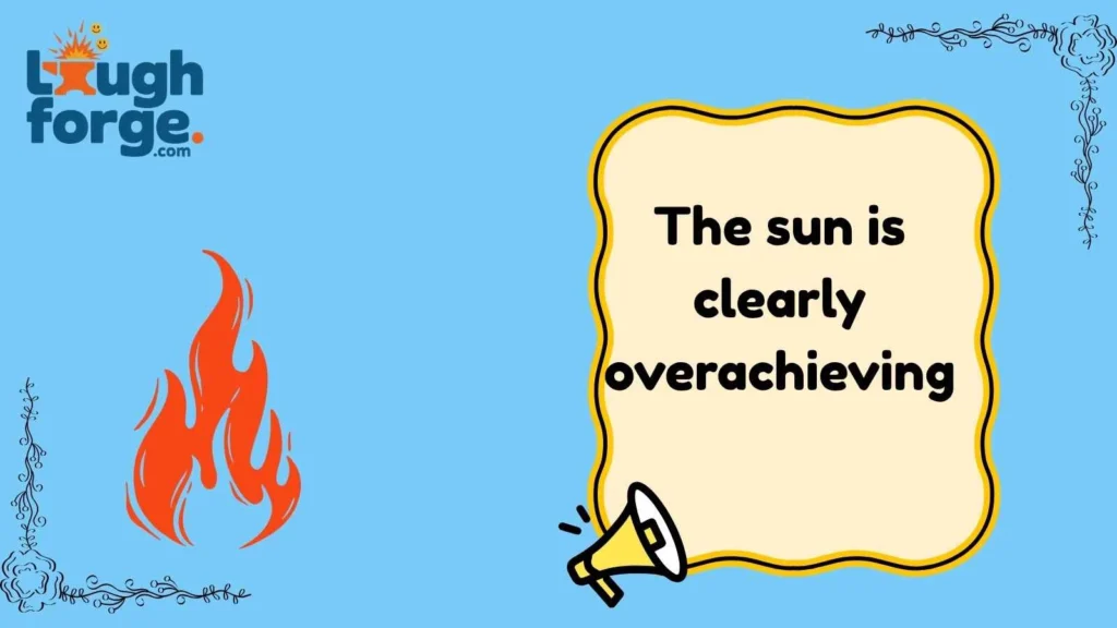 Sun-Themed Heat Jokes