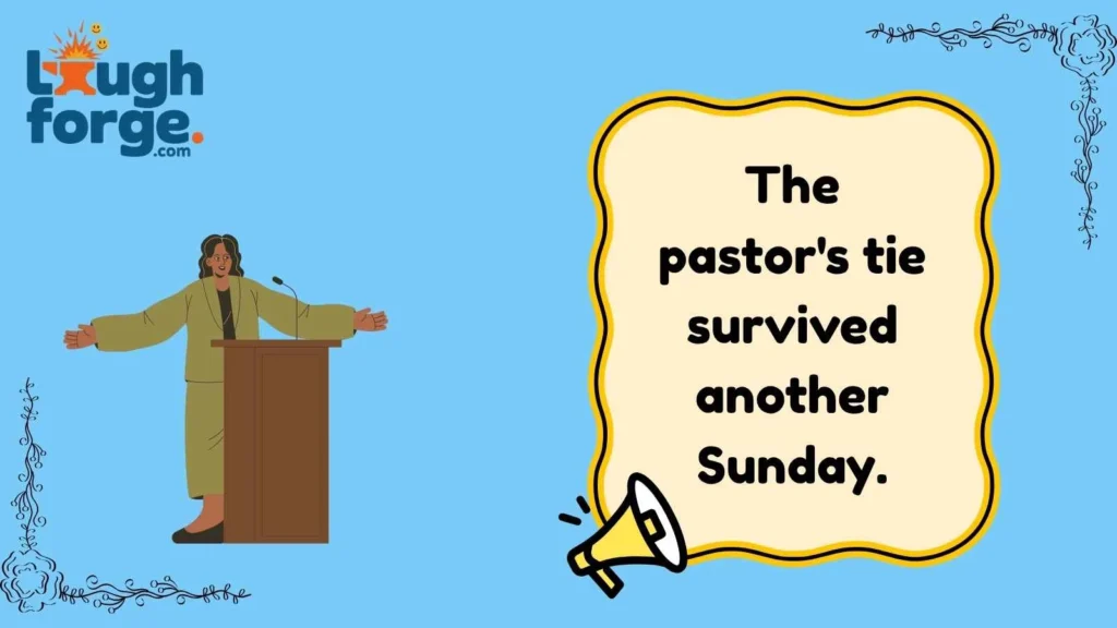 Sunday Morning Pastor Jokes